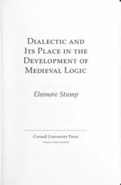 book Dialectic and Its Place in the Development of Medieval Logic