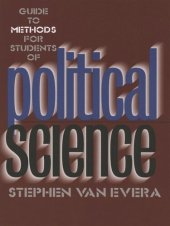 book Guide to Methods for Students of Political Science