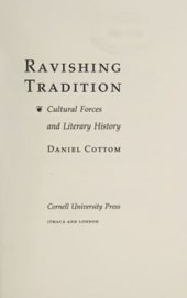 book Ravishing Tradition: Cultural Forces and Literary History