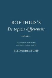 book Boethius's "De topicis differentiis"