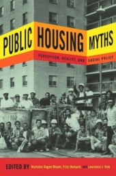 book Public Housing Myths: Perception, Reality, and Social Policy