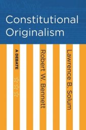 book Constitutional Originalism: A Debate