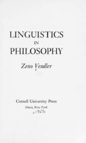 book Linguistics in Philosophy