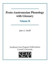 book Proto-Austronesian Phonology with Glossary