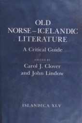 book Old Norse-Icelandic Literature: A Critical Guide