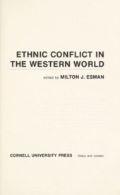 book Ethnic Conflict in the Western World