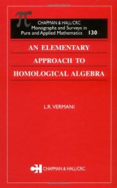 book An elementary approach to homological algebra