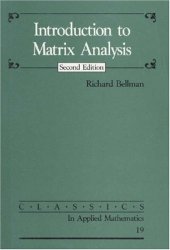 book Introduction to matrix analysis