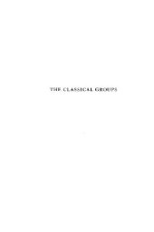 book The classical groups: Their invariants and representations