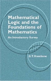 book Mathematical logic and the foundations of mathematics