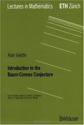 book Introduction to the Baum-Connes Conjecture