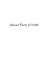 book Abstract theory of groups