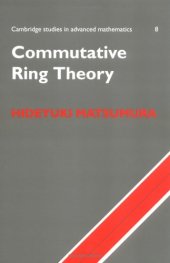 book Commutative ring theory