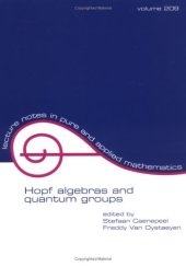 book Hopf algebras and quantum groups: proceedings of the Brussels conference