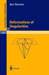 book Deformations of Singularities