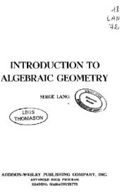 book Introduction to algebraic geometry