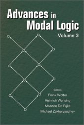 book Advances in modal logic