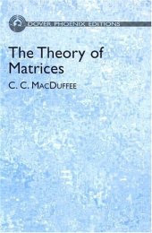 book The theory of matrices