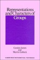 book Representatios and characters of groups