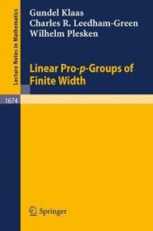 book Linear Pro-p-Groups of Finite Width