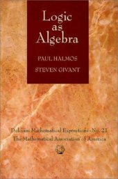 book Logic as algebra