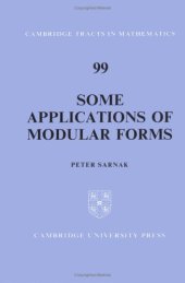 book Some applications of modular forms