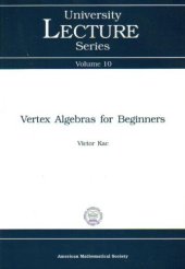 book Vertex algebras for beginners