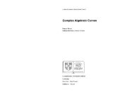 book Complex algebraic curves