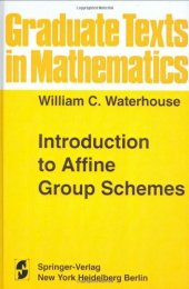 book Introduction to Affine Group Schemes