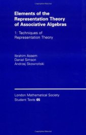 book Elements of the representation theory of associative algebras