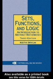 book Sets, functions, and logic: introduction to abstract mathematics