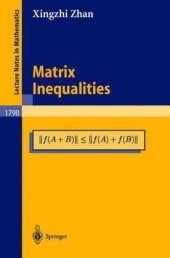 book Matrix Inequalities