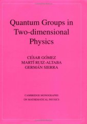 book Quantum groups in two-dimensional physics