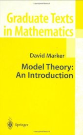 book Model theory: an introduction