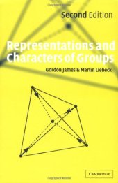 book Representation and characters of groups