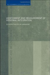 book Assessment and Measurement of Regional Integration 