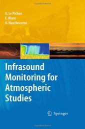 book Infrasound Monitoring for Atmospheric Studies