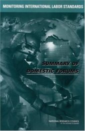 book Monitoring International Labor Standards: Summary of Domestic Forums