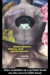 book Shakespeare, Theory and Performance