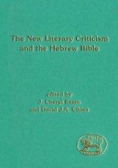 book The New Literary Criticism and the Hebrew Bible 