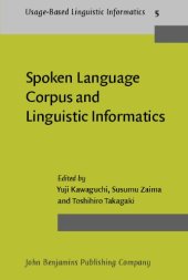 book Spoken Language Corpus and Linguistic Informatics 