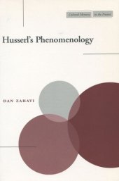 book Husserl’s Phenomenology