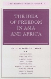 book The Idea of Freedom in Asia and Africa