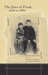 book The Jews of Pinsk, 1506 to 1880