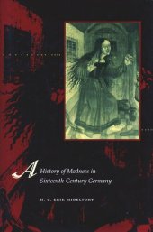 book A History of Madness in Sixteenth-Century Germany