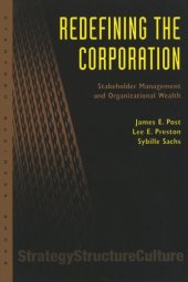 book Redefining the Corporation: Stakeholder Management and Organizational Wealth