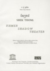 book Sbek Thom: Khmer Shadow Theater