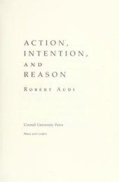 book Action, Intention, and Reason