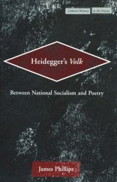 book Heidegger’s Volk: Between National Socialism and Poetry