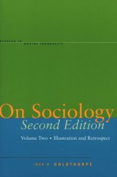 book On Sociology Second Edition Volume Two: Illustration and Retrospect